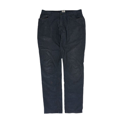 Navy Solid Five Pocket Pants