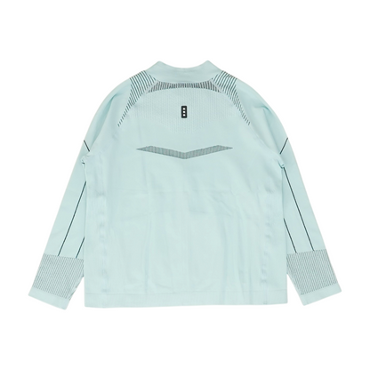 Blue Solid Active Jacket