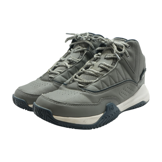 Gray Mid-Top Athletic Shoes