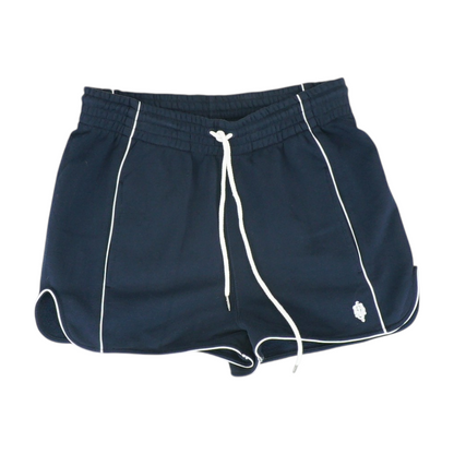 Navy Solid Active Shorts