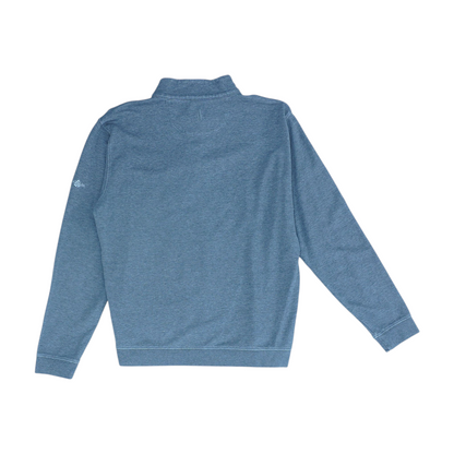 Gray Solid 1/4 Zip Pullover