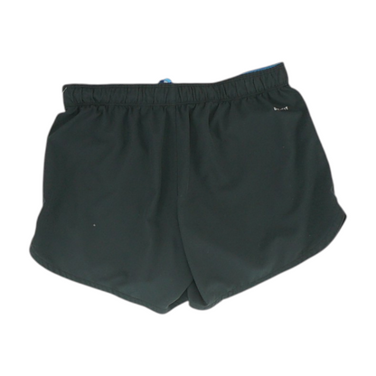 Black Solid Active Shorts