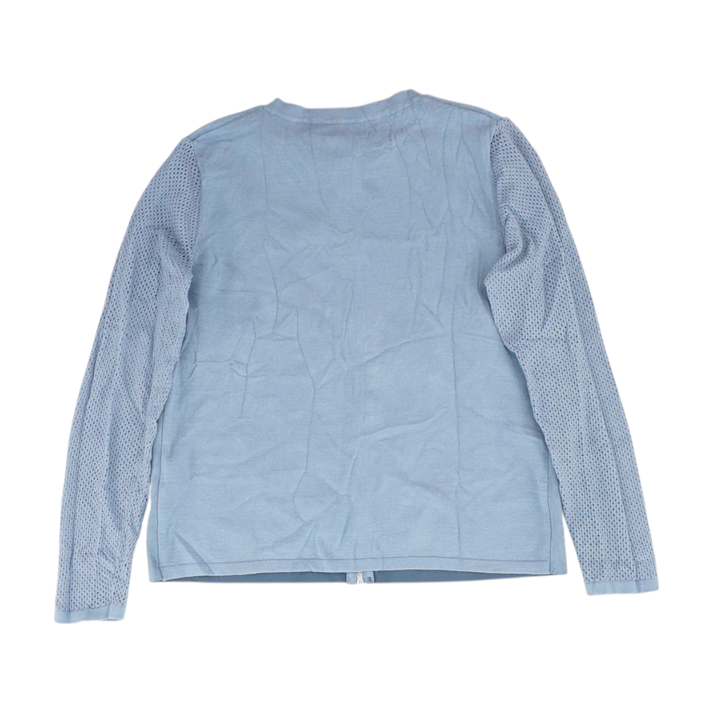 Blue Solid Active Jacket