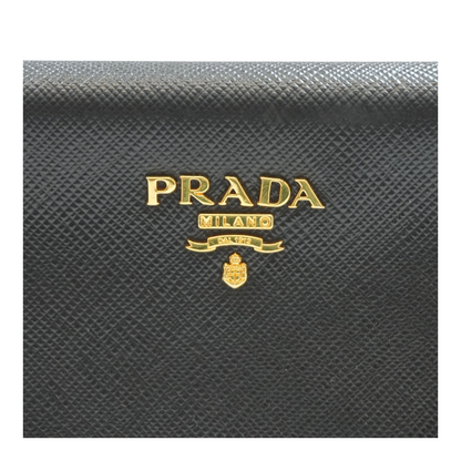 Black  Saffiano Leather Clutch