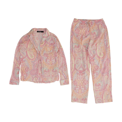 Pink Paisley Pajama Set