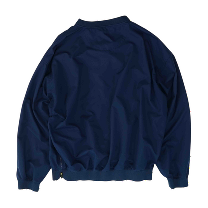 Navy Boise State Broncos Solid Sweatshirt Pullover