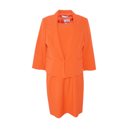 Orange Midi Dress