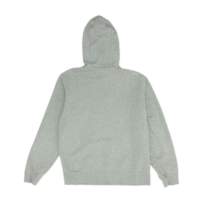 Gray Solid Hoodie Pullover
