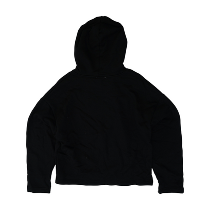 Black Graphic Hoodie Pullover