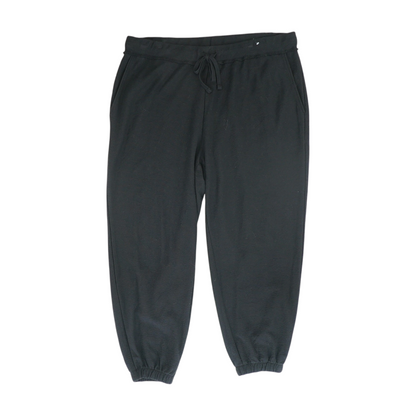 Black Plus Solid Pajama Bottom