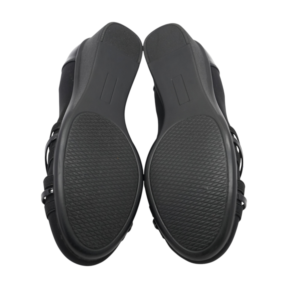 Black Slip-On Flats