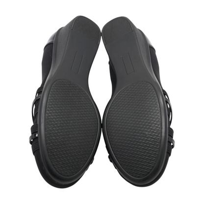 Black Slip-On Flats