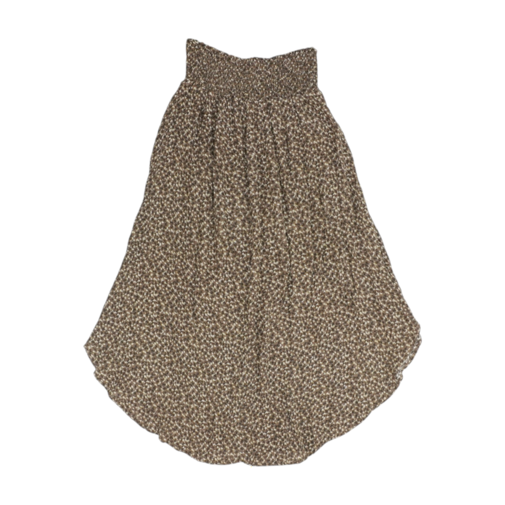Sozy Brown Floral Maxi Skirt – Image 2