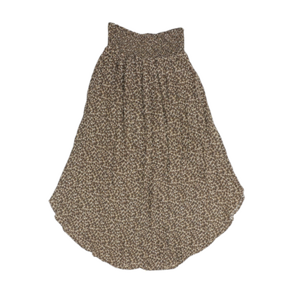 Sozy Brown Floral Maxi Skirt – Image 2