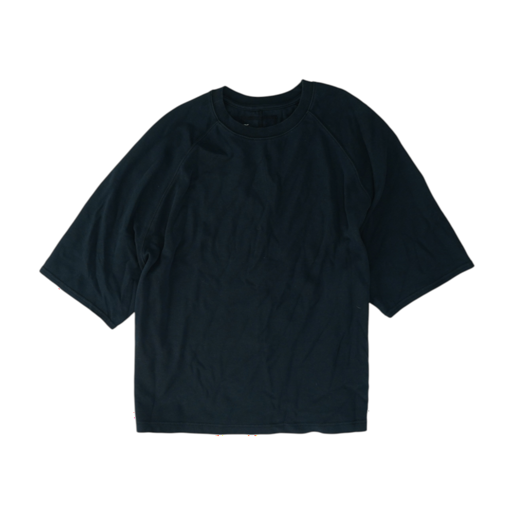 Black Solid Sweatshirt Pullover