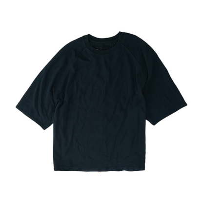Black Solid Sweatshirt Pullover
