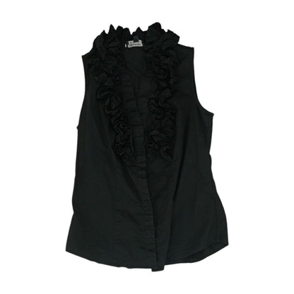 Black Solid Knit Top