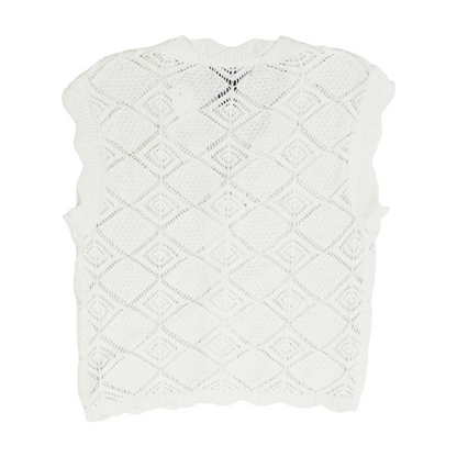 White Cardigan Sweater