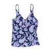 Swim Solutions Black Paisley Swim Top – Image 1