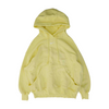 Yellow Solid Hoodie Pullover