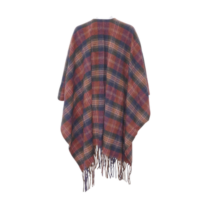 Red Plaid Cardigan Sweater