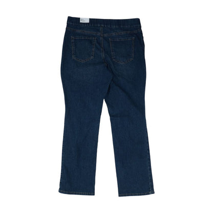 Blue Petite High Rise Regular Jeans