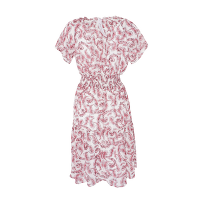 Pink Petite Paisley Midi Dress