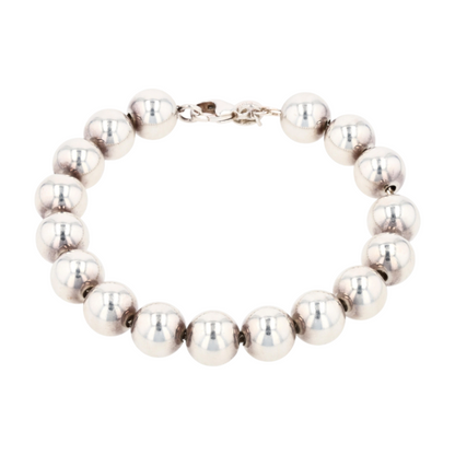 Sterling Silver Beaded Bracelet