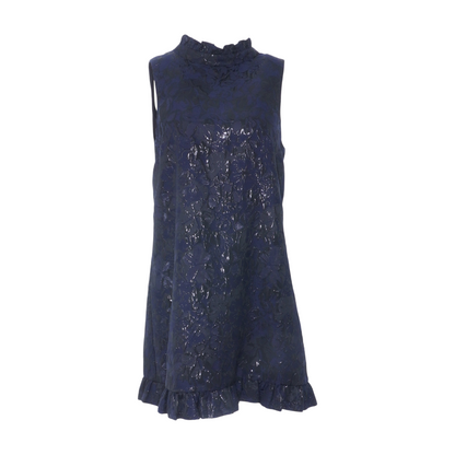 Navy Floral Mini Dress