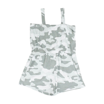 Gray Camo Romper