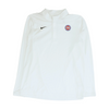 White Detroit Pistons Solid 1/4 Zip Pullover