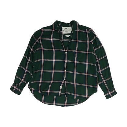Green Plaid Button Down