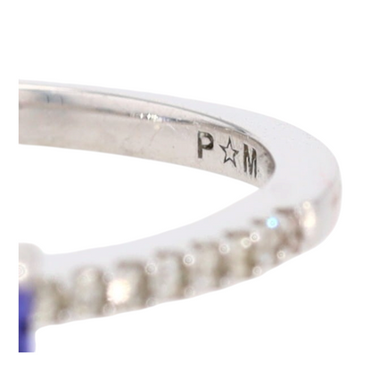 1/3 ctw 10K White Gold Tanzanite Fashion Ring