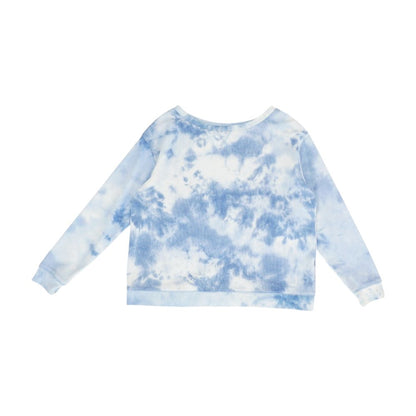 Blue Tie Dye Pullover