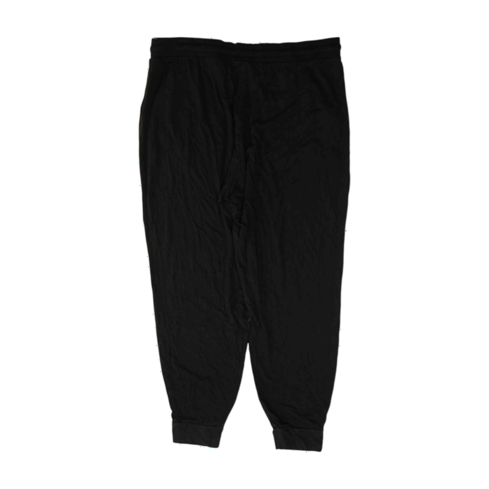 Black Solid Pajama Bottom