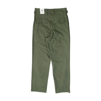 Green Relaxed Pants