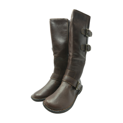 Brown Knee-High Boots