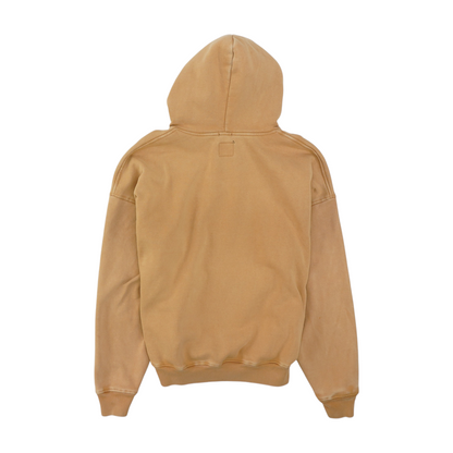 Tan Solid Hoodie Pullover