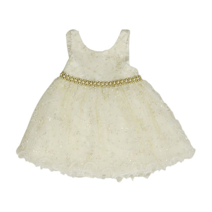 Ivory Embroidery Detail Dress