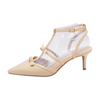 Alex Marie Beige Stiletto Heels – Image 1
