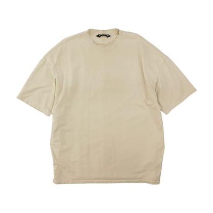 Tan Solid T-Shirt