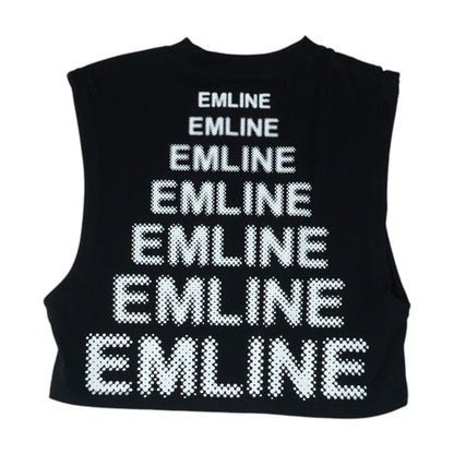 Black Cropped T-Shirt