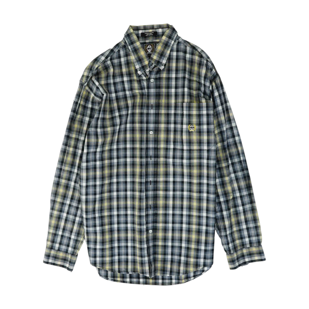 Multi Plaid Long Sleeve Button Down