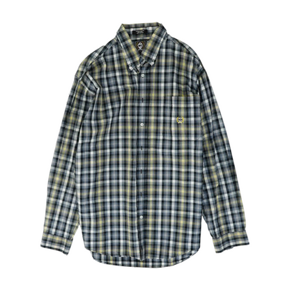 Multi Plaid Long Sleeve Button Down