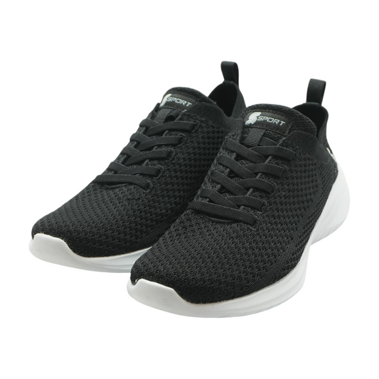 Black Low-Top Athletic Shoes