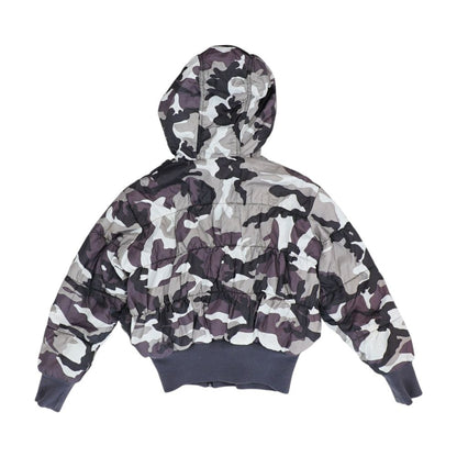 Multi Camo Bomber Jacket