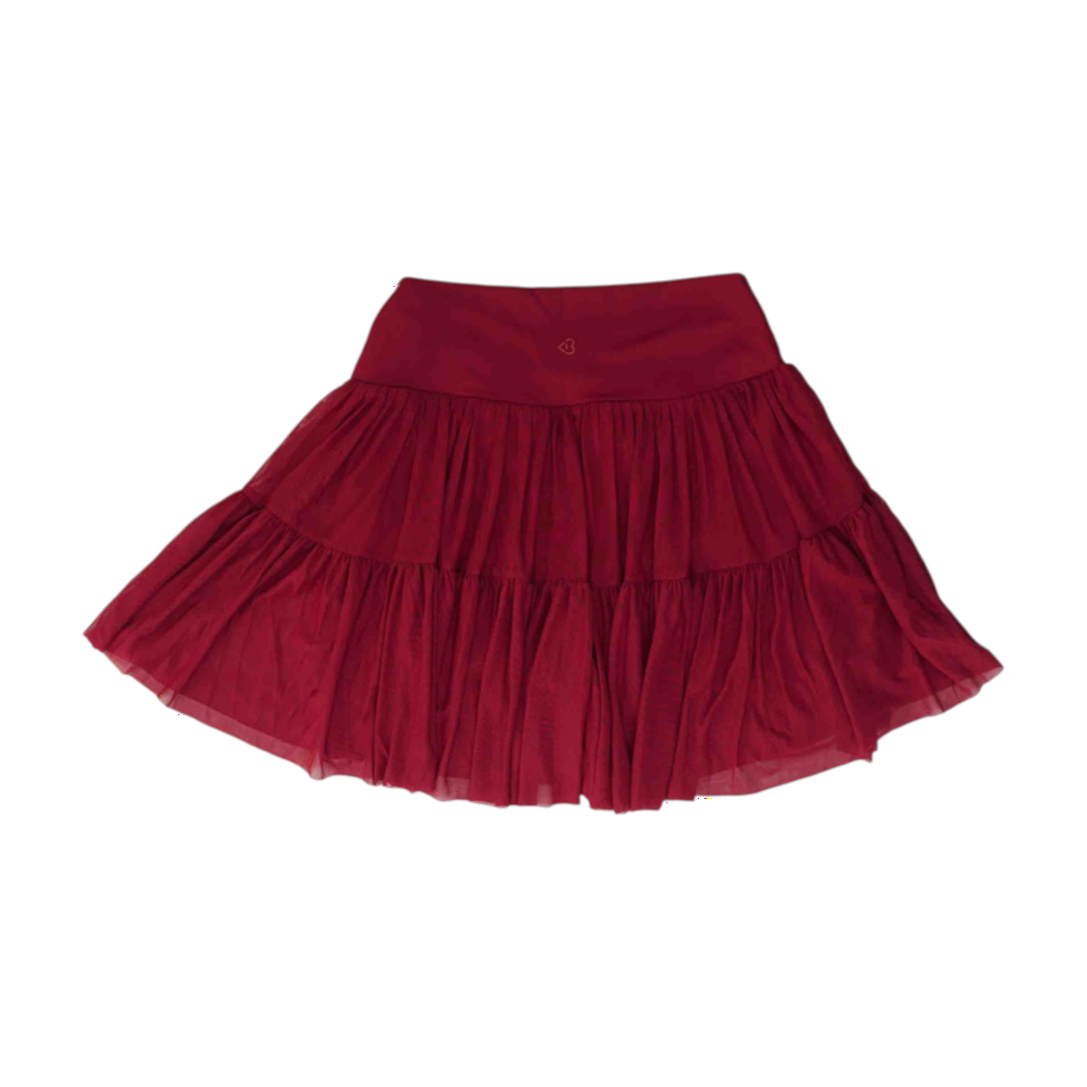 Maroon Mini Skort