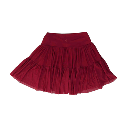 Maroon Mini Skort