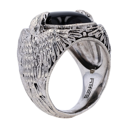 Sterling Silver Onyx Statement Ring