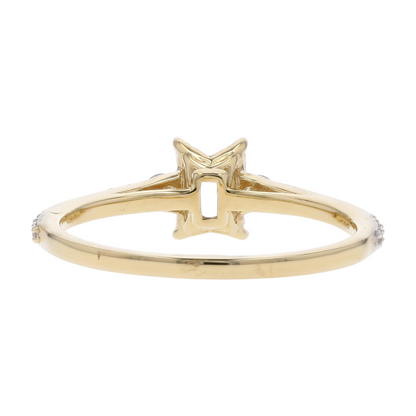 1 ctw 10K Yellow Gold Lab Grown Diamond Engagement Ring